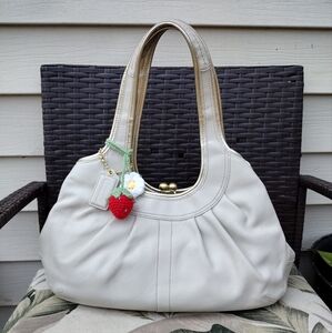 Coach Leather Ergo Kisslock Purse